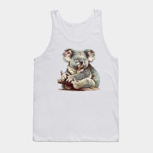 Chill Koala - Natural History Illustration Tank Top